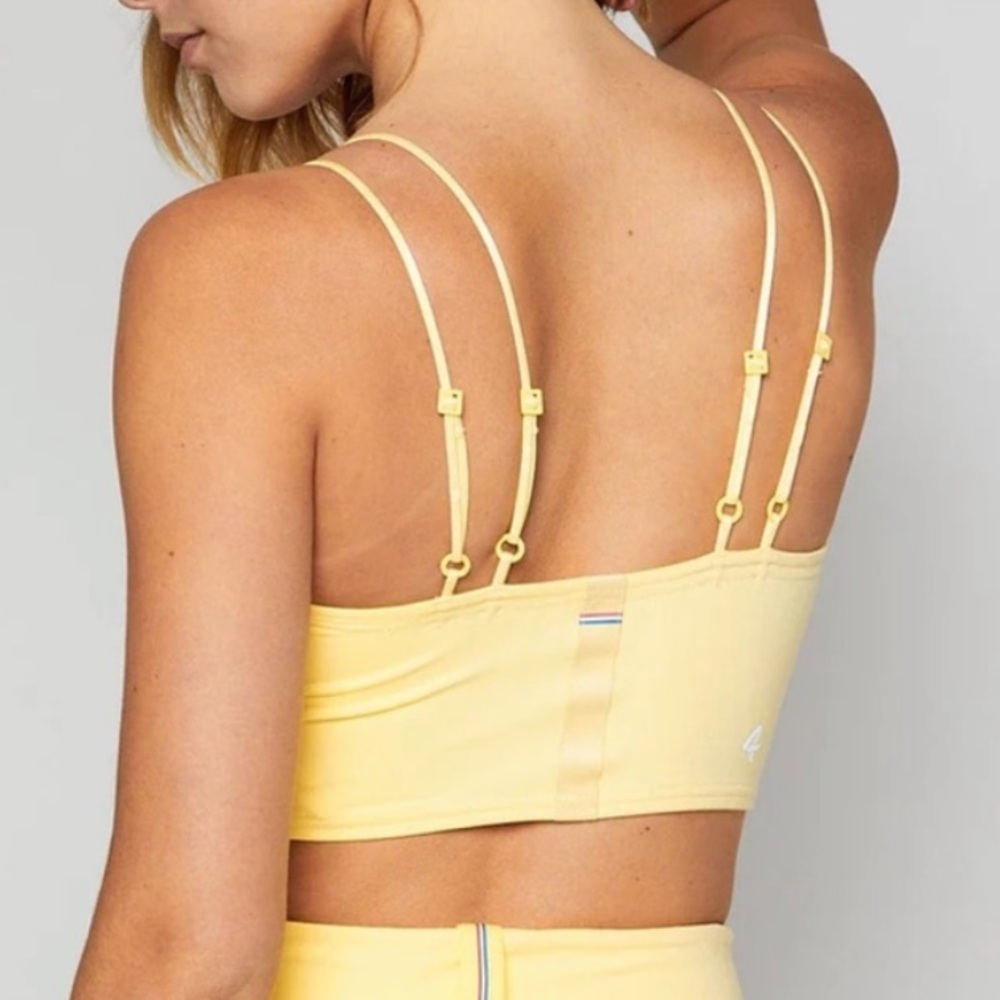 Fourlaps Poise Longline Bra - Banana - Picture 2 of 7
